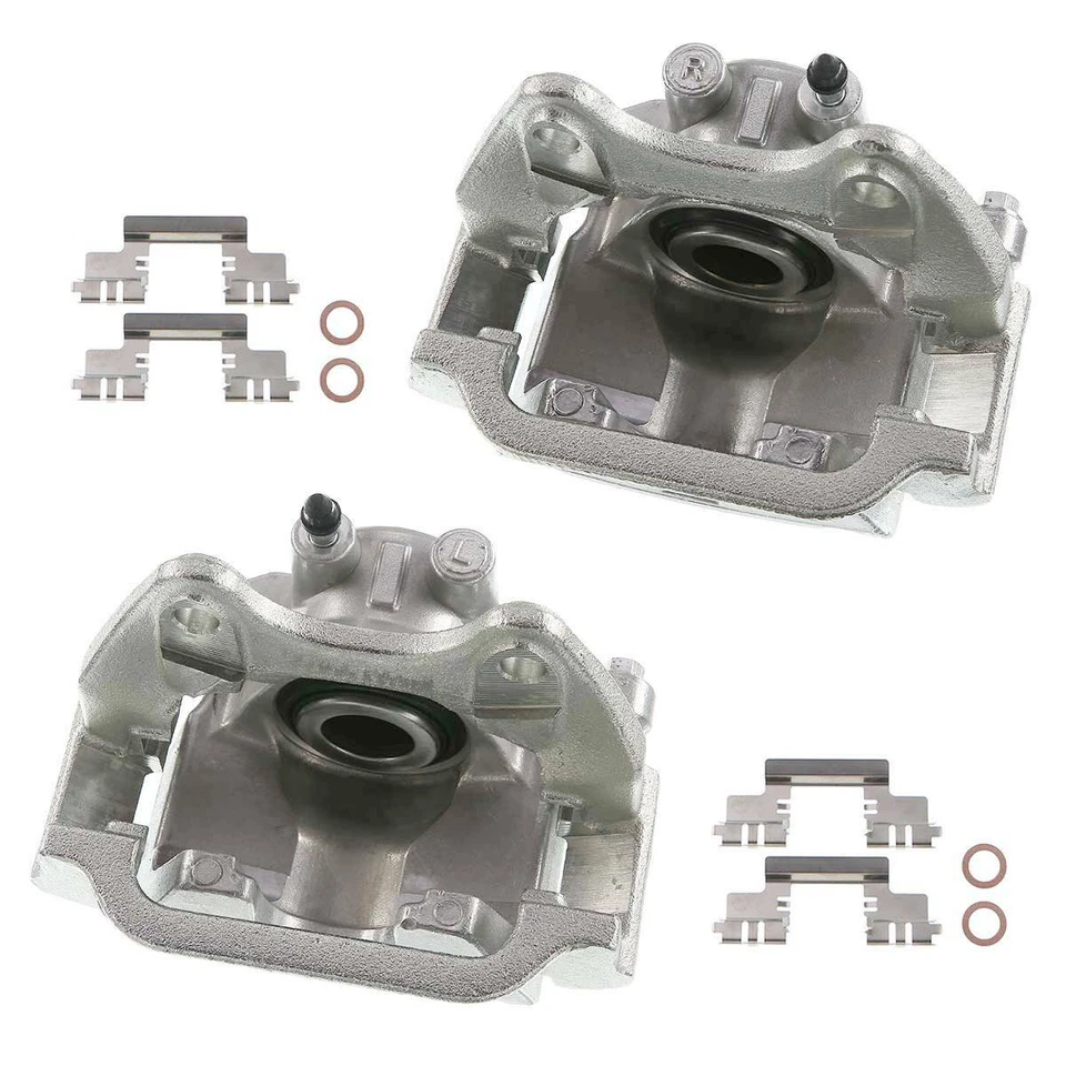 4x Pinzas de freno delanteras y traseras con soporte para Chevrolet Silverado 1500 GMC Yukon Foto 4 de 4