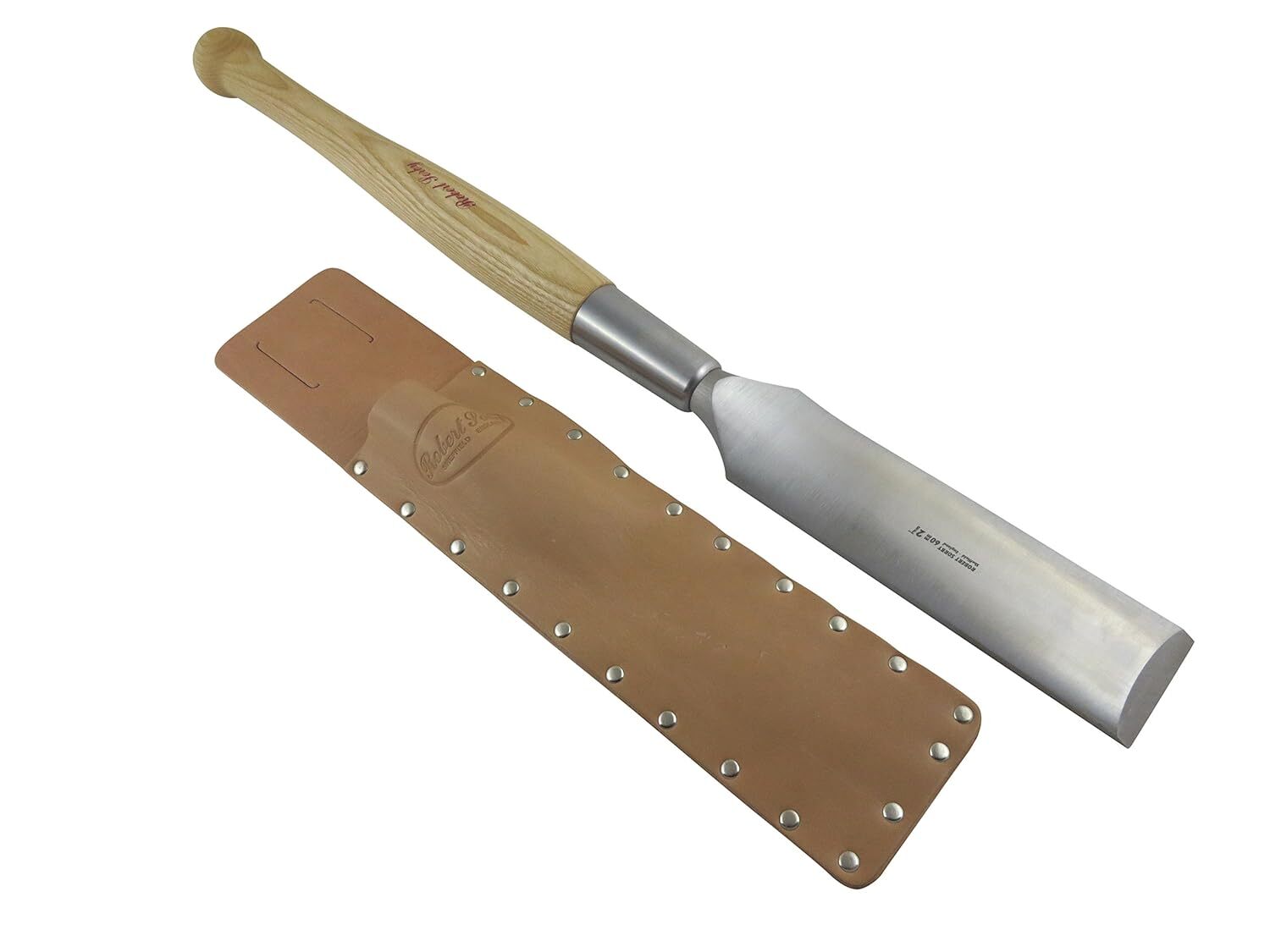 Sorby 289/289H60 2-3/8" Massive Timber Framing Chisel/Slick and Leather Holster 62410K1