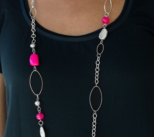 NEW PAPARAZZI VINTAGE PINK NECKLACE #2 You Choose HTF - Picture 6 of 10