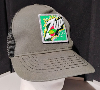Vintage 7-Up 7up Pop Soda Trucker Delivery Hat - Made in USA