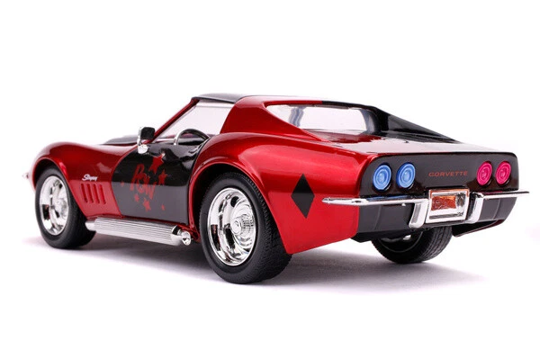1969 Chevrolet Corvette Stingray with Harley Quinn Diecast Figurine "DC Comics" - Image 3 of 3