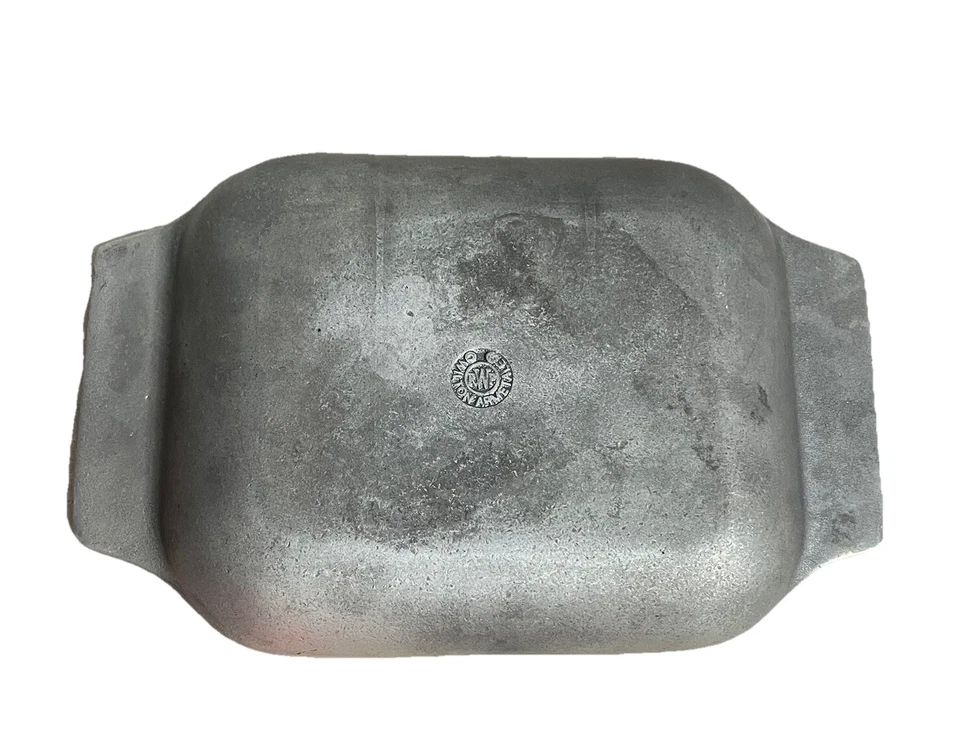 Vintage RARE Wilton Armetale Dish Reggae Pattern Tray 9.75" x 6.25" x 1.25” - Image 3 of 4