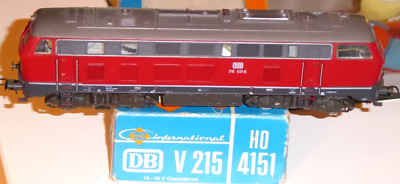 Roco 4151 H0 Diesel Br 215 031-6 Red DB Epoch 4 Very Good, Bw Köln-nippes