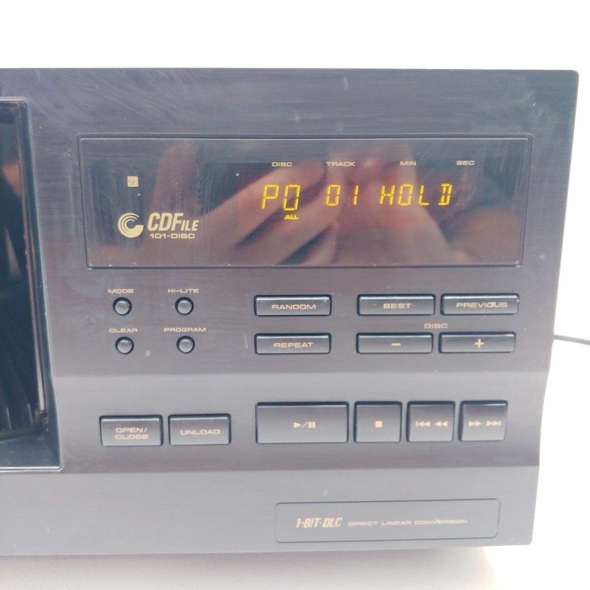 Pioneer PD-F908 101 CD Carousel Changer - Tested - For PARTS or
