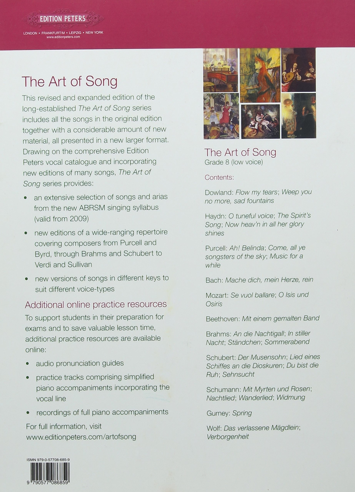 Thumbnail - Various Art Of Song Grade 8 Low Book Neu