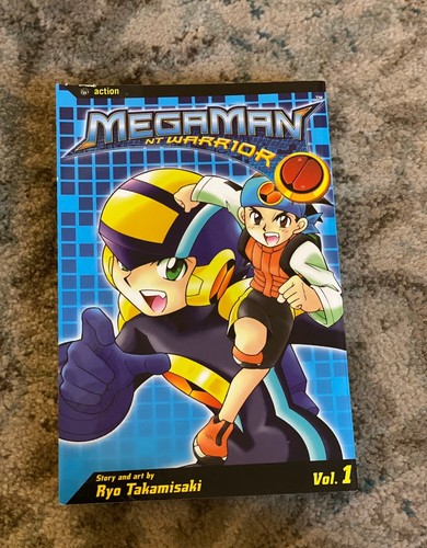 Mega Man NT Warrior Volume 1 2 3 First Printing VIZ Manga 2004 English ...