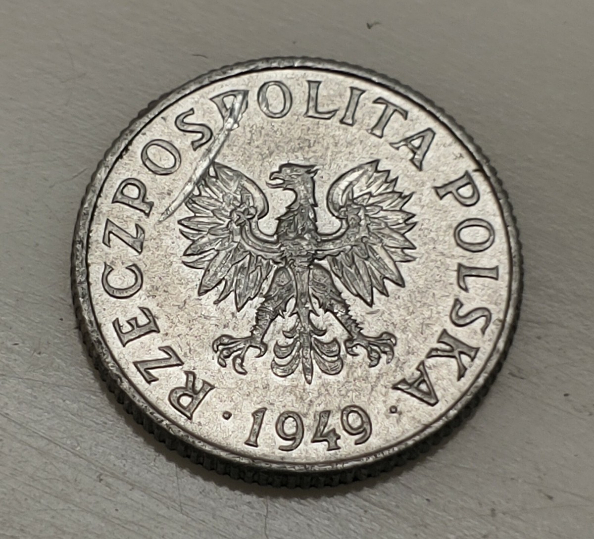 Poland, 1949 1 Grosz Coin | eBay