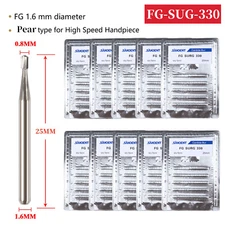 1-10X Dental Tungsten Carbide Surgical Burs FG330 25mm For High Speed Handpiece