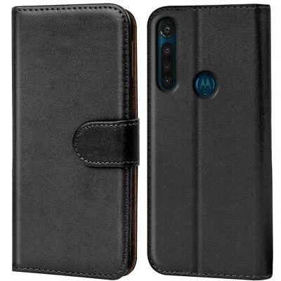 Book Case für Motorola Moto G8 Power Hülle Tasche Flip Cover Handy Schutz Hülle - Bild 1 von 4