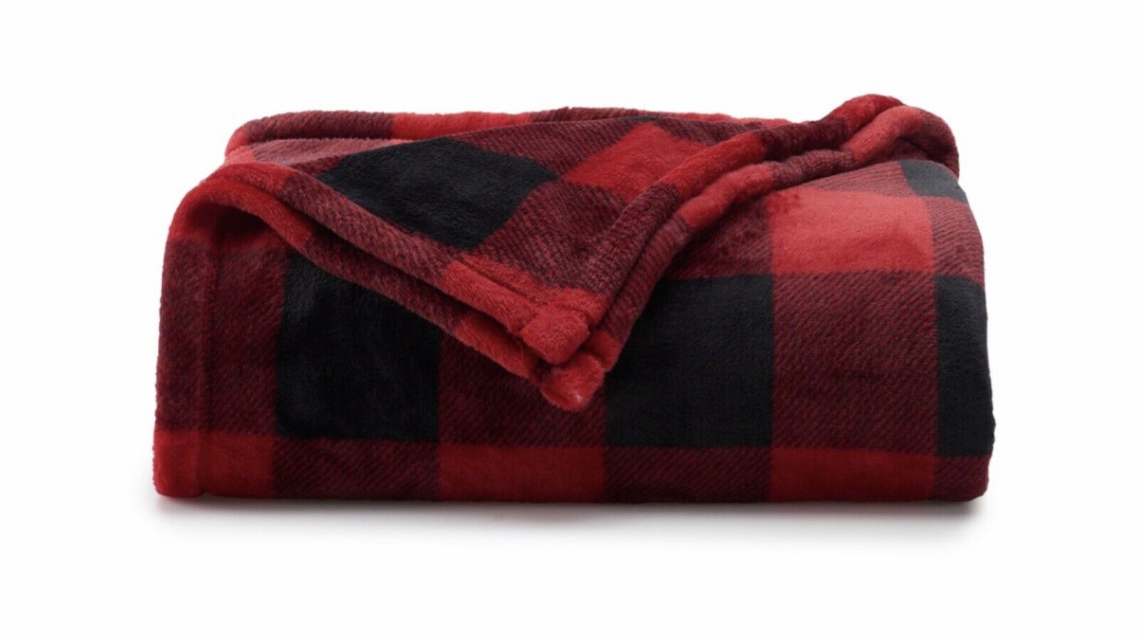 The Big One Buffalo Plaid Red Black Throw Blanket For Sale Online EBay