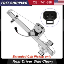 Power Window Regulator w/ Motor Rear Left Driver Side For Silverado Sierra 07-13