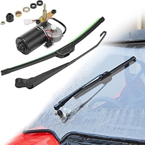 Honda Pioneer / Talon 12V Electric Windshield 16" Wiper Kit by Kemimoto