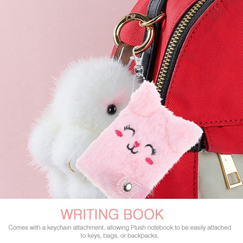 Student Travel Mini Rucksack Flauschig Flauschiges Tagebuch Tier - Picture 8 of 12