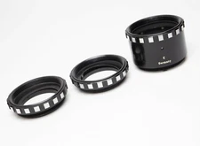 M42 Extension Tubes Set 7.5mm, 7.5mm, 28.5mm w/Auto Aperture Pins - E. Germany