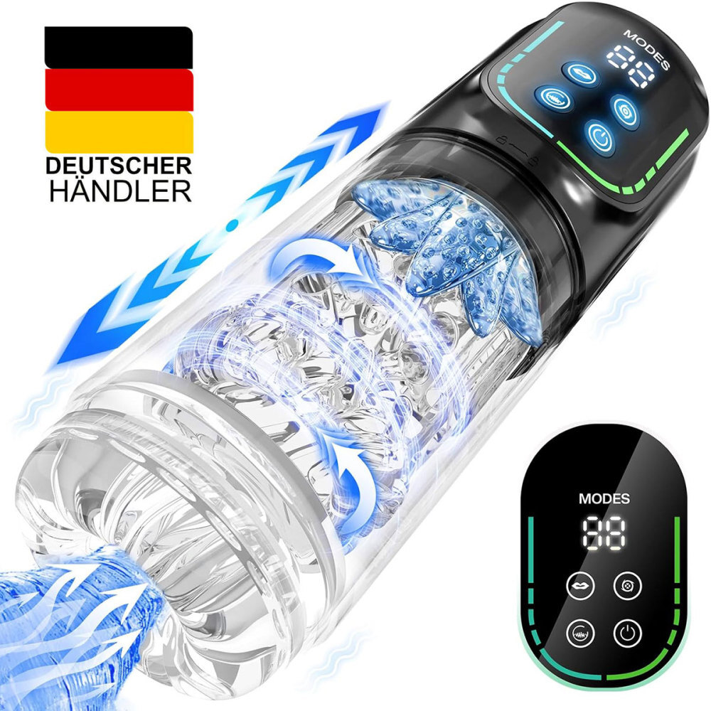 Elektrischer Masturbator Mann Handfrei Cup Blowjob Spielzeug für die Männer