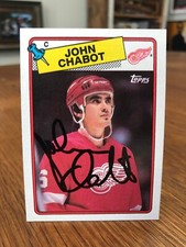 1988-89 TOPPS #39 JOHN CHABOT SIGNED AUTOGRAPHED CARD B