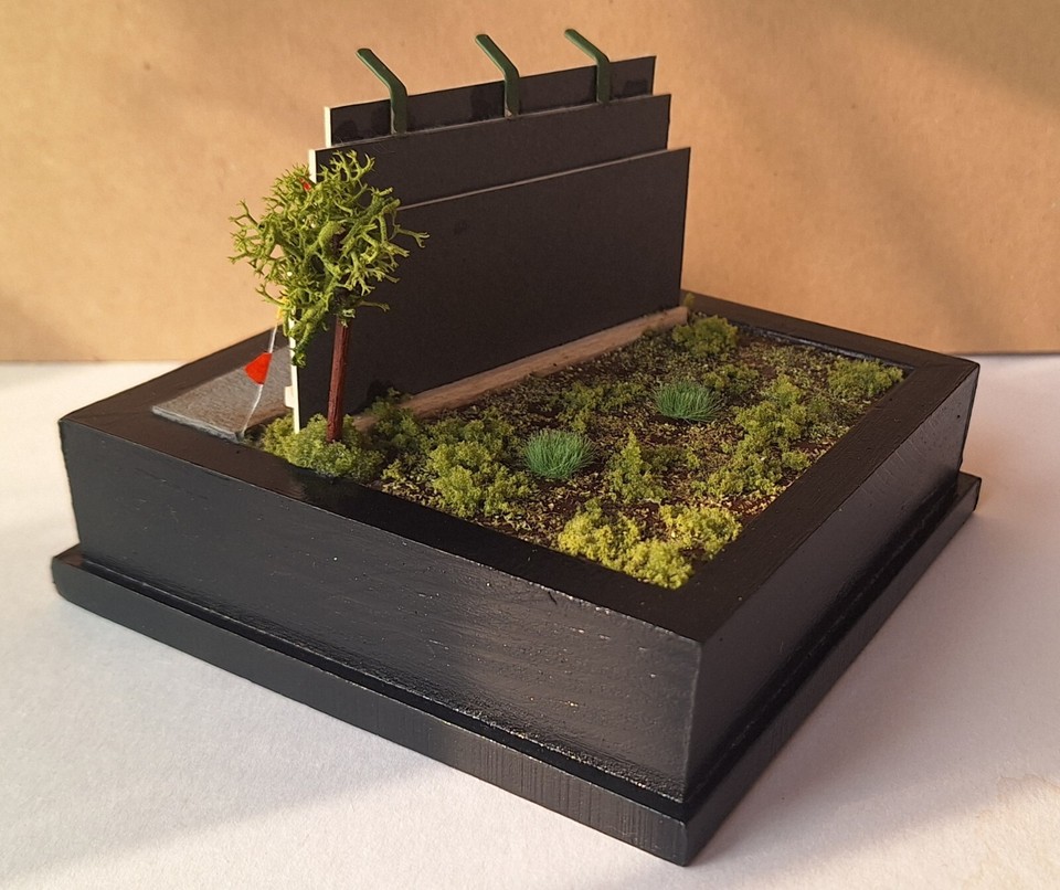 Back To The Future Diorama Billboard Scene & Hot Wheels DeLorean eBay