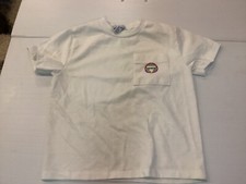 VTG Oshkosh B  gosh White Embroidered LOGO Pocket T-shirt SZ 7 - Cool