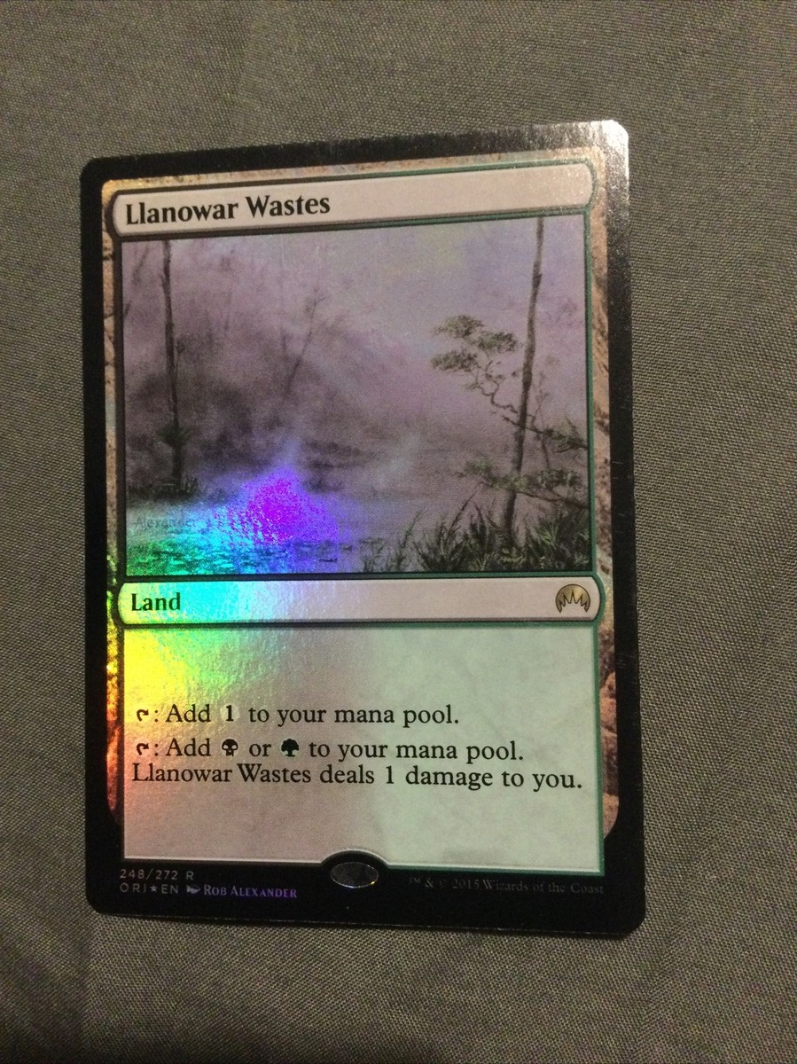MTG Llanowar Wastes Origins 248/272 Foil Rare | eBay