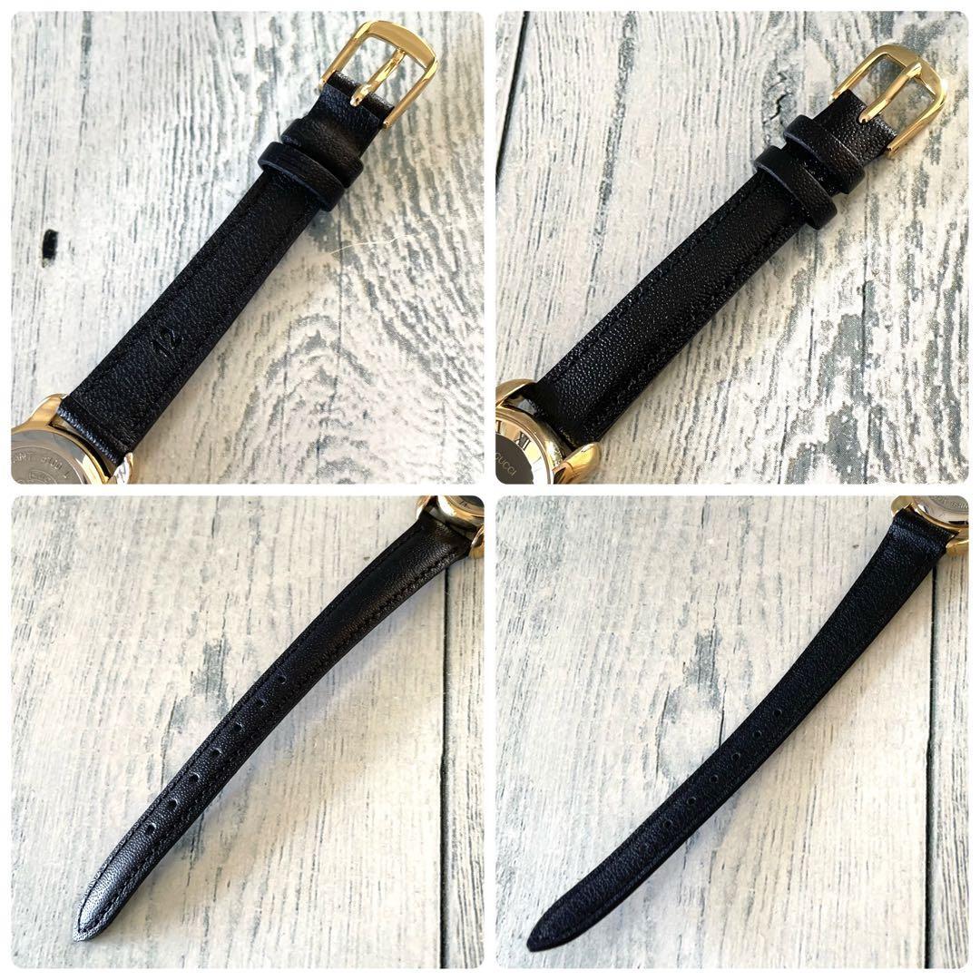 GUCCI 5100L Watch 24mm Quartz Black Dial Gold Ladies Vintage GUCCI 5100L Watch 24mm Quartz Black Dial Gold Ladies Vintage