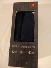 Serra Ladies Slippers Size 5/6 Small BLUE NEW 
