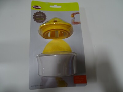 Chef'n 102-967-330 White/Yellow Plastic Spiralizer and Reamer