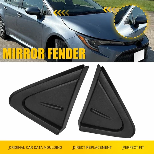 Pair Front LH+RH Fender Corner Molding Trim Cover for Toyota Corolla 2019-2021