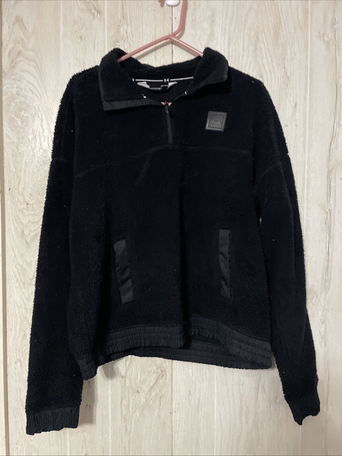 Under Armour Men's Mission Half Zip Jacket Black Size Large