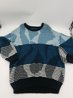 Awesome Vintage Graphic Unisex ''TONS O'FUN'' Sweater Size M Made in U.S.A.