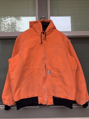 Carhartt Jacket Blaze Orange Windbreaker Carhartt Men's Rain