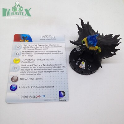 Heroclix Superman and Legion set Helspont #042 Rare figure w/card!