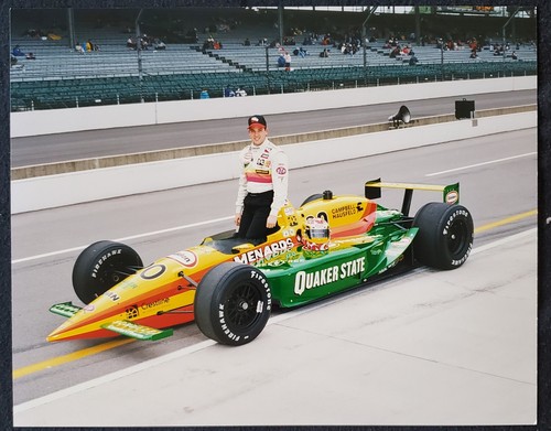 1996 Tony Stewart Pole Position Indy 500 IMS IndyCar 8x10 Photograph - Picture 1 of 2