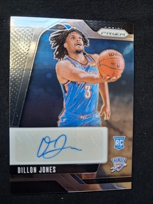 2024-25 PRIZM NBA - Dillon Jones - ROOKIE RC AUTO - OKC Oklahoma City Thunder
