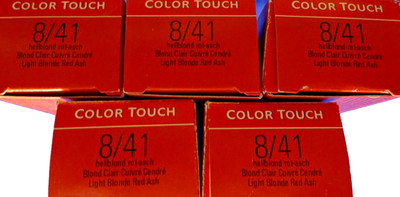 Wella Color Touch VIBRANT REDS 8/41 Hellblond Rot-Asch 5 X 60 ml = 300 ml