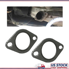 2 Pcs Exhaust Flange Gasket Inch Reinforced High Temp Gasket Cars Trusize 2 In