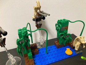 Lego Star Wars 7121 Naboo Swamp Good Condition 100% Complete from Japan