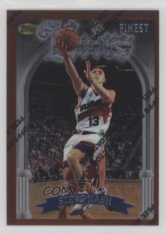 1996-97 Topps Finest Common Bronze Steve Nash #217 Rookie RC HOF oh8