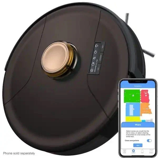 bObsweep Robot Vacuum - Austin PetHair SLAM WiFi - Espresso Google & Alexa Comp.