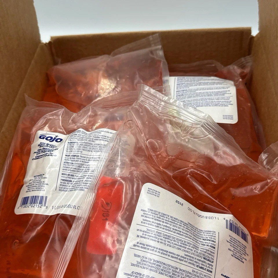 GOJO SPA BATH Body Hair Shampoo Foam Wash 4x 1L 2152 NXT Refill Exp 9/24 - Image 4 of 4