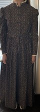 Calico Girls Prairie Dress /Bonnet Size Xl Gi...