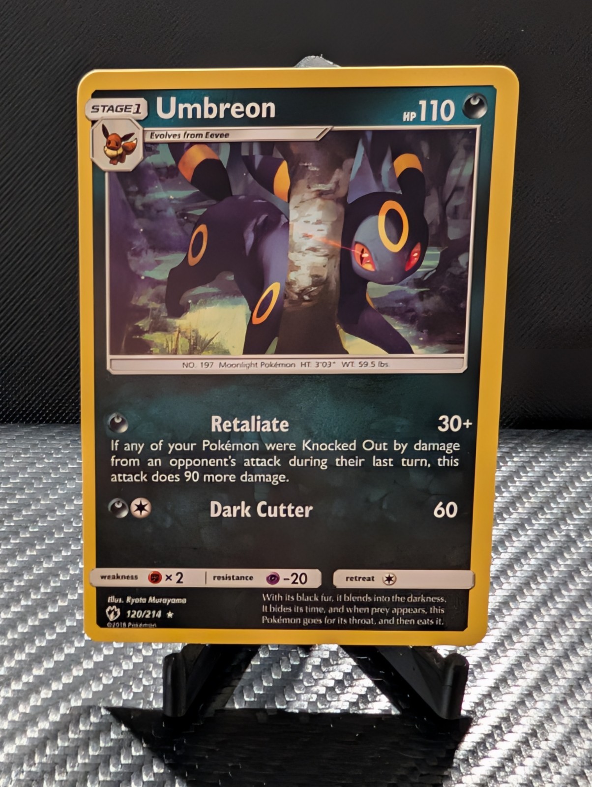 Umbreon 120/214 Sm-Lost Thunder Regular Nm Condition