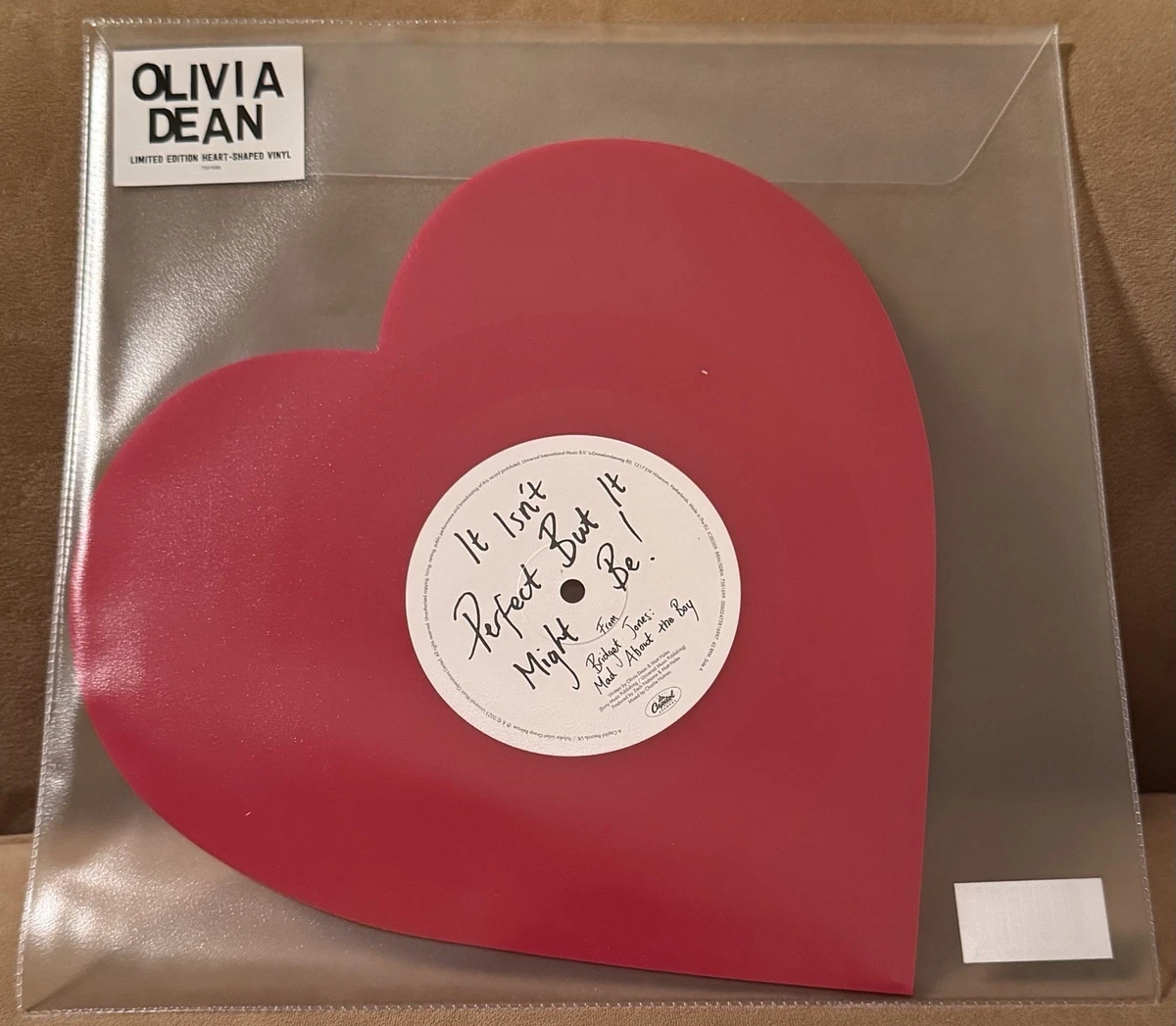 希少盤 Olivia Dean ハート型 10インチ レコード 新品 希少盤 Olivia