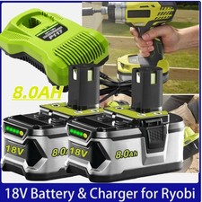 P108 Battery/charger For RYOBI 18V One Plus High Capacity Battery Lithium-Ion