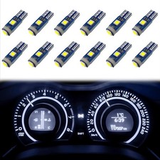 T5 LED Bulbs 12V 73 37 2721 Instrument Cluster Light Bulbs 12 PCS LED Bulb Set