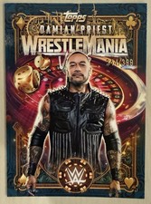 2026 Topps WWE Wrestlemania Las Vegas Exclusive Green DAMIAN PRIEST SP 344/399