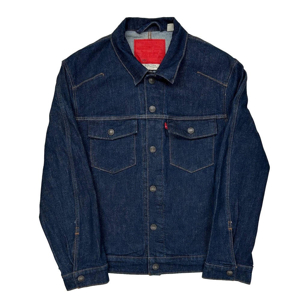 Levis Denim Jacket - Small Dark Wash Denim