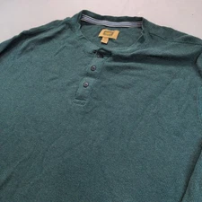 The Foundry Thermal Knit Long Sleeve Henley Men's 4XL C9