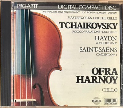 Ofra Harnoy - Masterworks For The Cello (CD, Comp) (Very Good Plus (VG+)) - 3996
