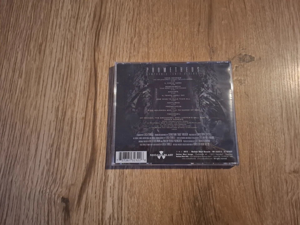 CD POWER METAL SYMPHONIC LUCA TURILLI'S RHAPSODY "PROMETHEUS" 2015 - Image 3 of 3