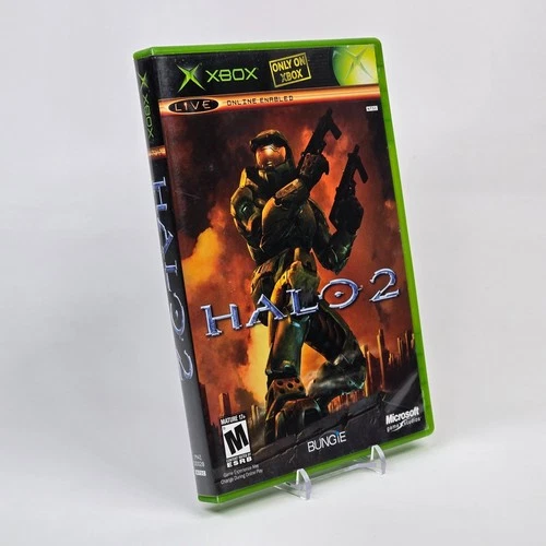💿REFURBISHED Halo 2 (Original Xbox) Black Label CIB COMPLETE & TESTED 💿